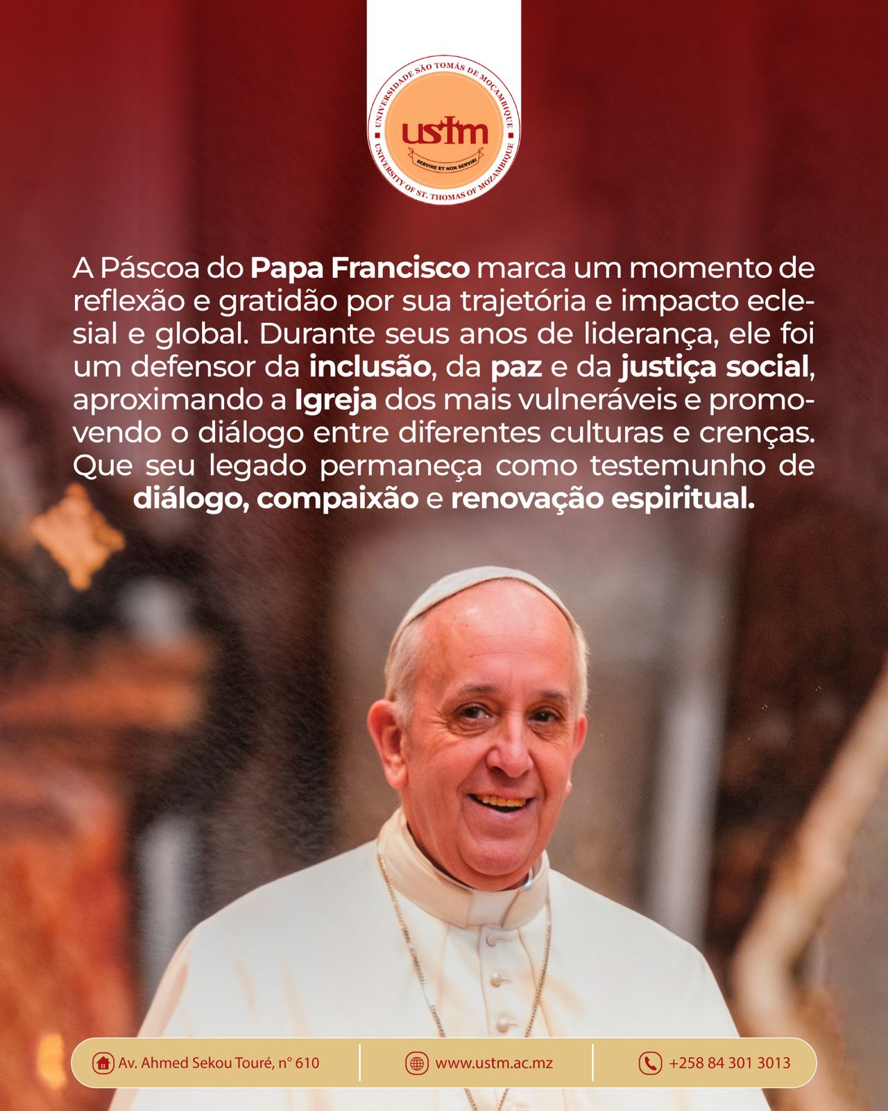 Papa Francisco: Um Pastor Até o Fim